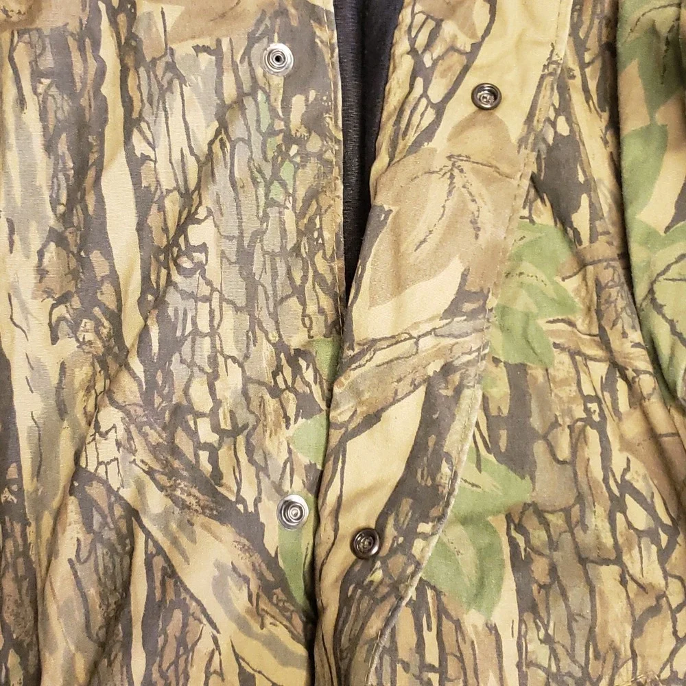 VTG All Weather Trebark Camo Jacket Mens Medium Long Sleeve Hunting Made In USA